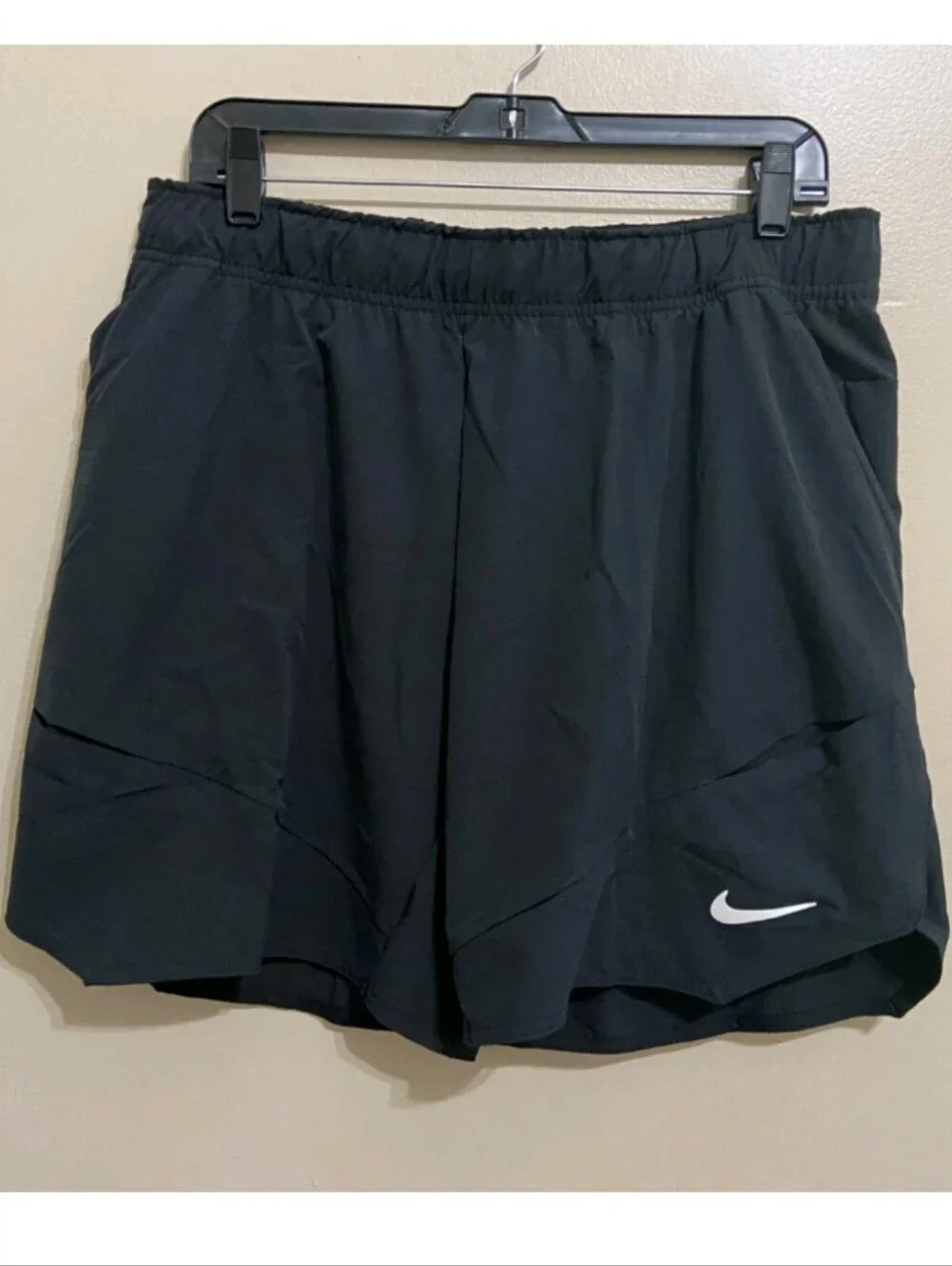 Nike Court Advantage 7” Black Tennis Shorts Mens Size Medium